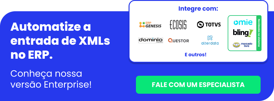 automação de xml no erp