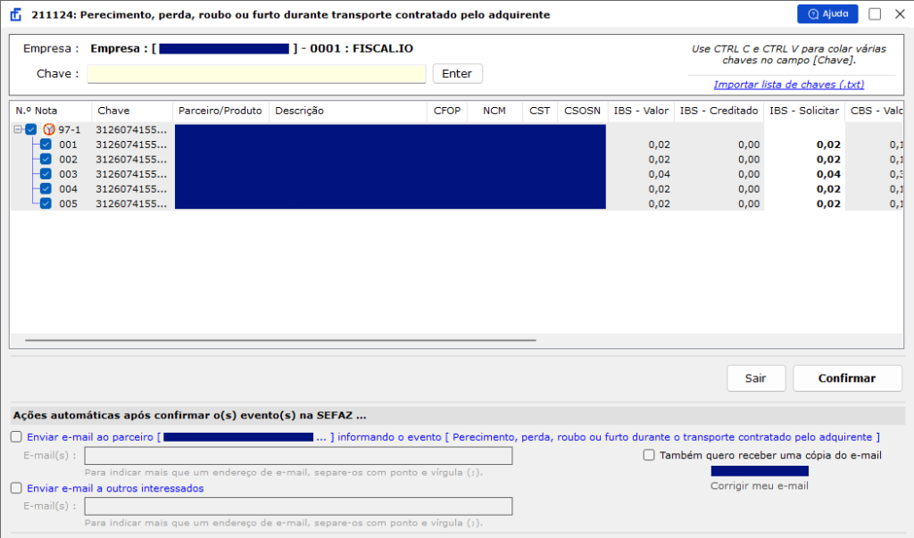 Tela 3 do Monitor da Fiscal.io mostrando como localizar o evento 211124